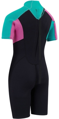 Les Wetsuits de bout droit du néoprène de ressac des femmes superbes de costume avec la copie d'écran en soie fournisseur